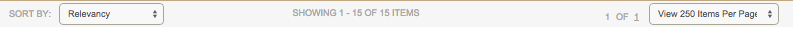 relevant ecommerce product results