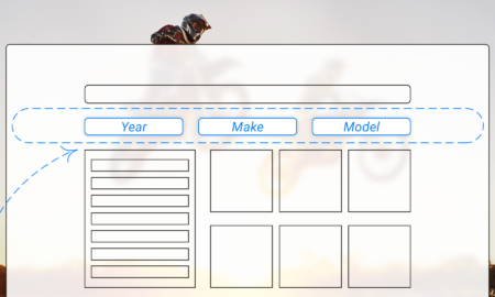 auto parts finders UX