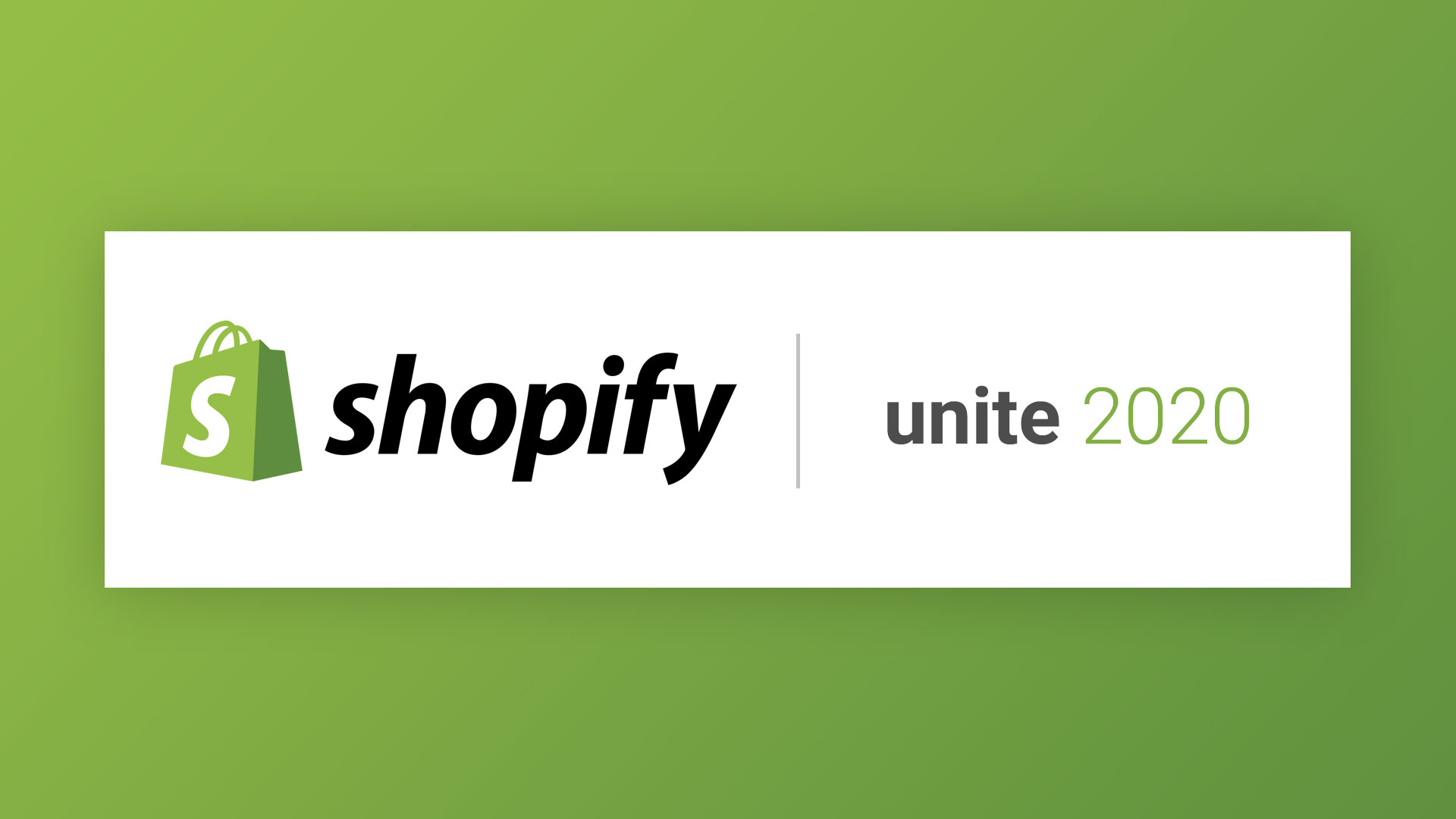 Shopify Unite 2020