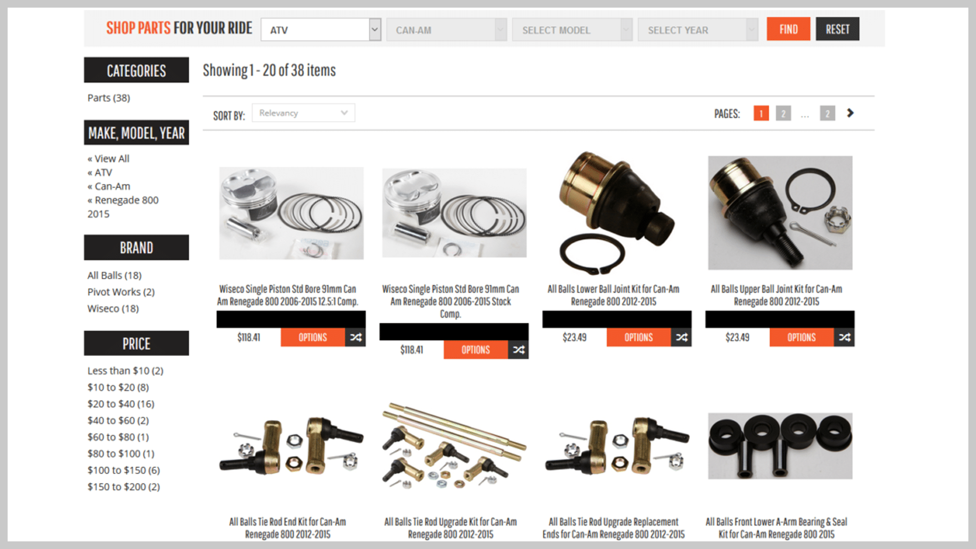 auto parts finders UX delivers helpful and relevant products