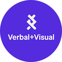 Verbal + Visual