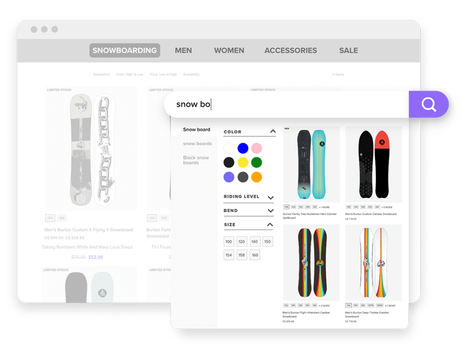 Ecommerce search and merchandising for Sport & Outdoor stores