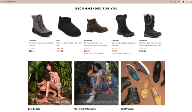 recommended for you - Columbia boots; fall collection, best seller collection; peltz shoes
