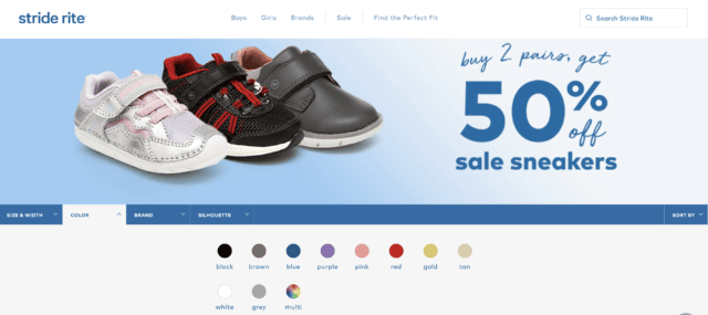 Stride rite hot sale cyber monday