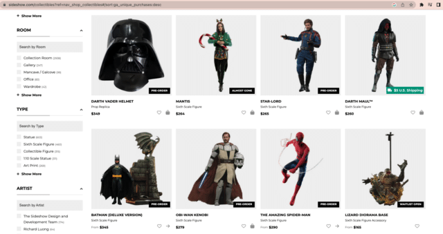 Sideshow _ Collectibles _ Badges _ pre order _ waitlist _ shipping _ almost gone 