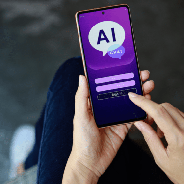ai chat on cell phone